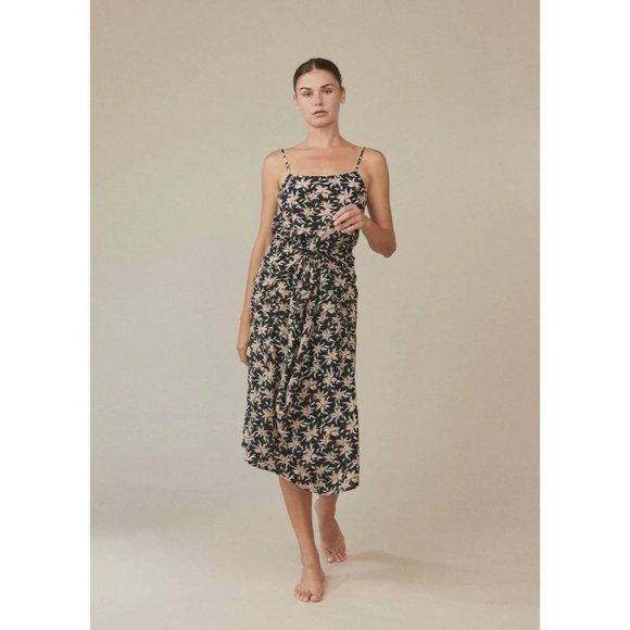 ACACIA Baya Dress in Monet Small New Womens Long Maxi Floral Gown - Picture 11 of 11